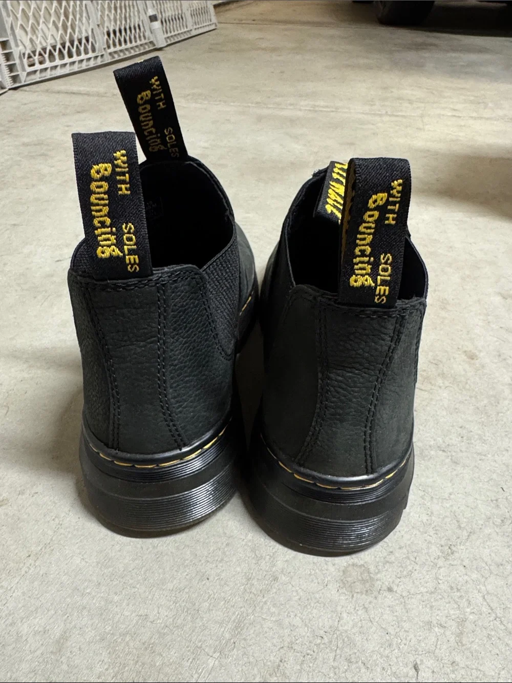 Dr. Martens Hardie II Black Leather Chelsea Boots